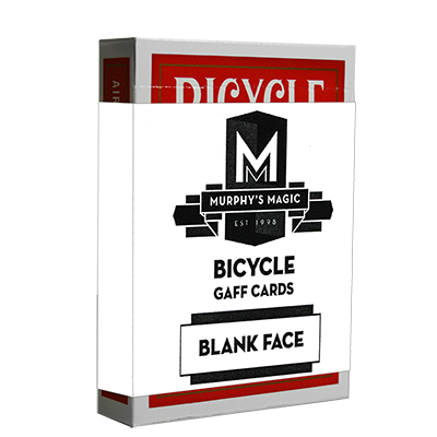 Blank Face Bicycle Cards (Red)