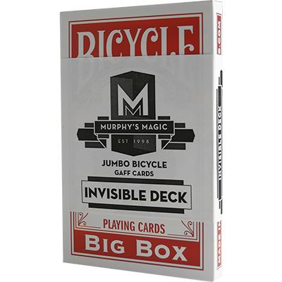 Jumbo Invisible Deck Bicycle (Red) - Trick