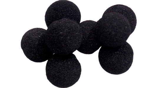 Mini Super Soft Sponge Ball (Black) Bag of 8 from Magic by Gosh