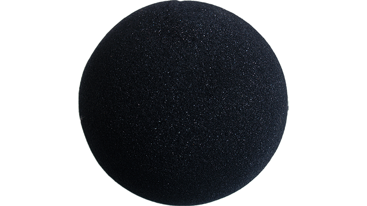 4 inch Super Soft Sponge Ball (Black) from Magic by Gosh (1 each)