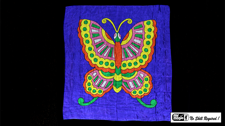 Production Silk Butterfly 36 inch  x 36 inch by Mr. Magic - Trick