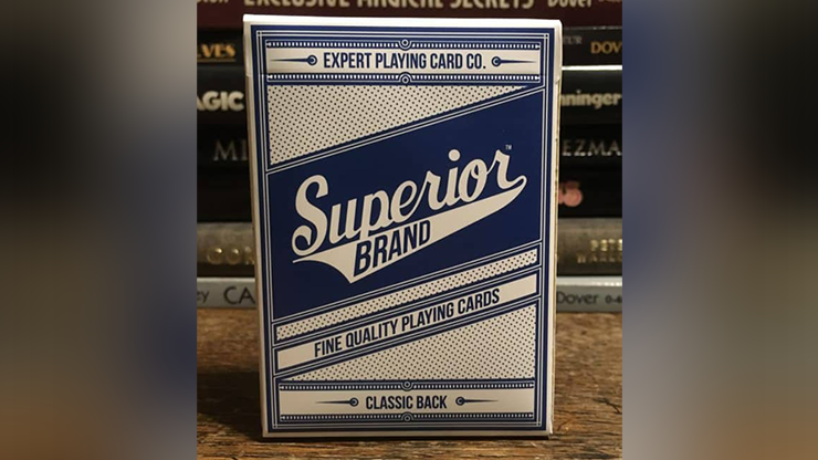 Superior (Blue) NEW Playing Cards by Expert Playing Card Co