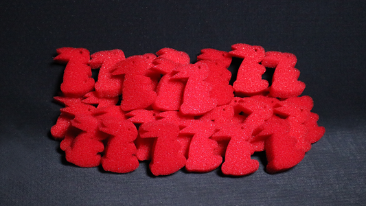 Ultra Soft Red Bunny Bag of 50 by Magic By Gosh