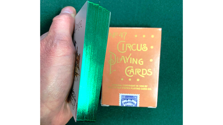 Circus No. 47 (Peach Gilded) Playing Cards