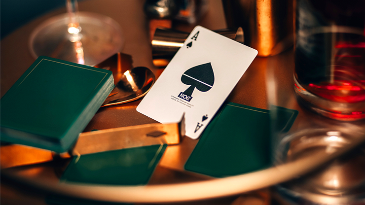 NOC Out: Green and Gold Playing Cards