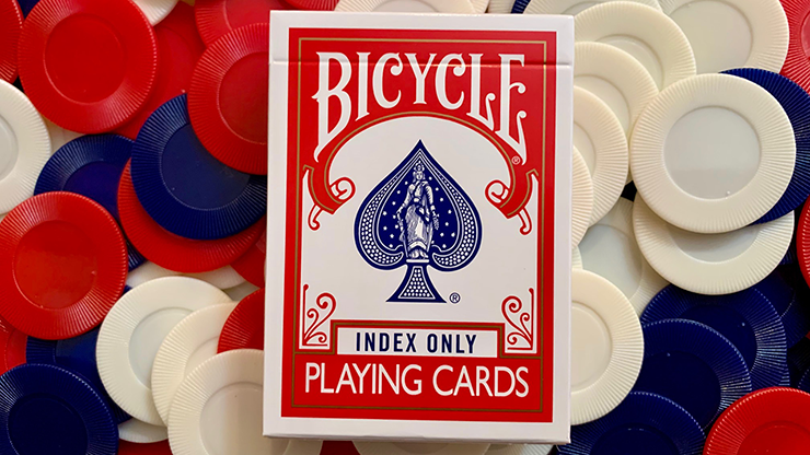 Stripper Bicycle Index Only Red Playing Cards