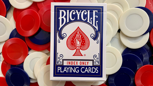 Stripper Bicycle Index Only Blue Playing Cards