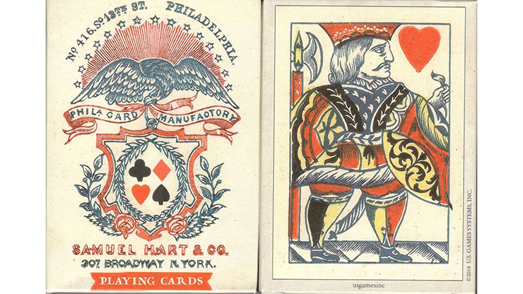 1858 Samuel Hart Reproduction Playing Cards