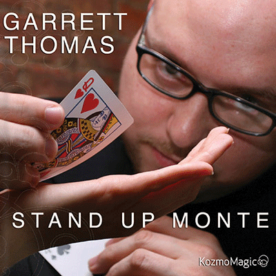 Stand Up Monte (Jumbo Index) DVD and Gimmick by Garrett  Thomas and Kozmomagic  -DVD