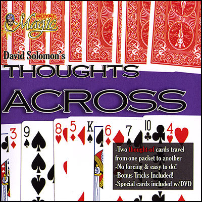 Thoughts Across  (Cards and DVD) by David Solomon - Trick